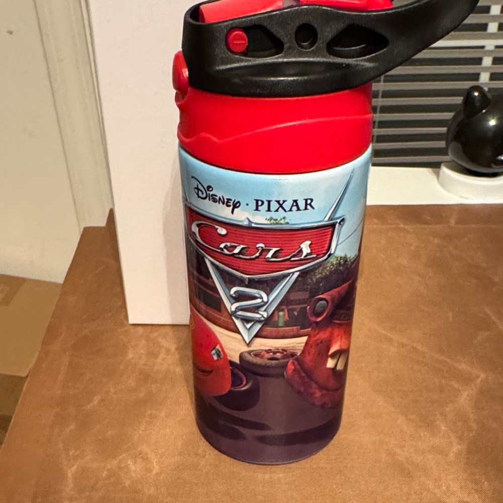 Cars 2 Red Water Bottle